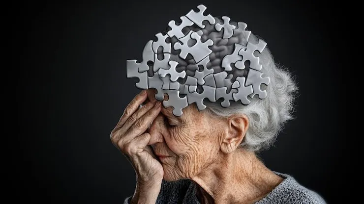 Woman with headache symbolizing stress and poor focus